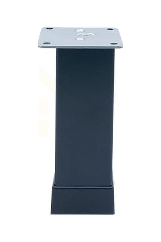 Kare Mobilya Ayağı Siyah 12cm 4 Adet