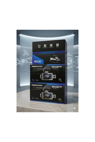 A-88 3" Dvr Araç İçi Kamerası Lcd Ekranlı Gece Görüşlü 3 Kameralı G-sensör Wi-fi 1080p