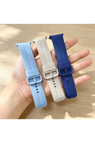 Samsung Galaxy Watch 9/8 40mm 44mm Classic 46mm Lansman 1-1 Kordon Spor Silikon Band Str-86