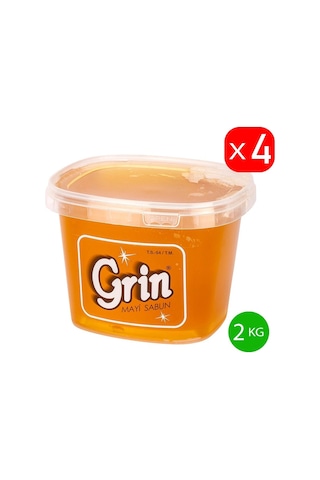 Parlatıcı Jel Arap Sabunu, 4 adet 2 KG Ayçiçek Yağlı Macun Formunda Sabun (Toplam 8 KG)