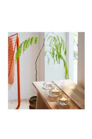 Ikea Bladfågel Tealight Mumluk, Pembe, 3 Cm Beyaz