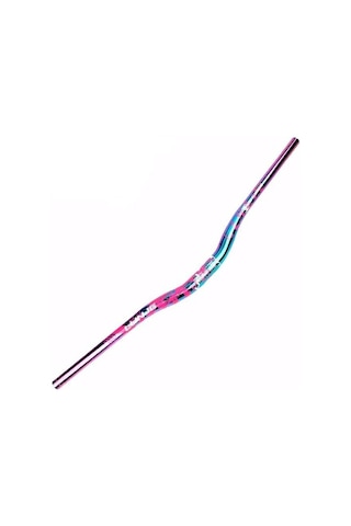 Lunje Alüminyum 31.8 780 Mm Riser Mtb Gidon Bisiklet Gidonu Bukalemun Pembe Çok Renkli