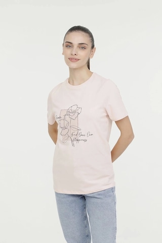 Kinetix Wl Amelia-b 11gfk301 0 Yaka Kadın Body - Acik Pembe Açık Pembe