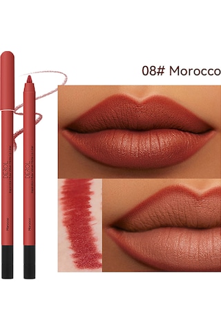 Folinda Derol Mat Ruj Ve Dudak Kalemi - Çok Fonksiyonlu, Uygulanması Kolay, Kalıcı Ve Su Geçirmez, Yeni Başlayanlar İçin Mükemmel - 08