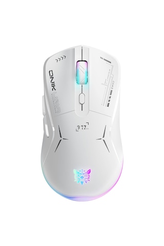 Onıkuma Cw917 White Rgb Kablosuz Simetrik Gaming Mouse