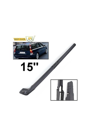 Jeemson Volvo Xc70 V70 Iı 2003-2007 Arka Cam Silecek Seti - 15" Silecek + 13" Kolu, Hava Durumundan Bağımsız, Sıcak/soguk Dayanıklı, Hızlı Montaj