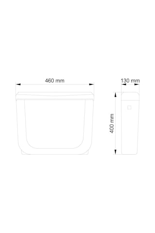 Visam Deniz 2000 Stoplu Klozet Üstü Rezervuar Duvara Monte Beyaz
