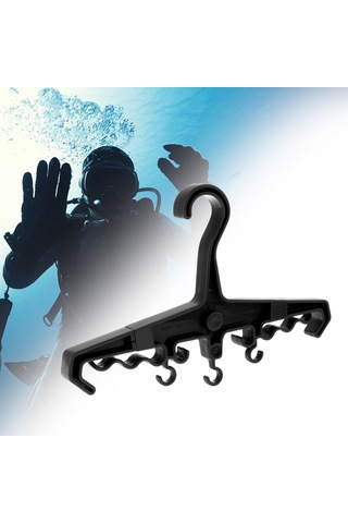 Suntek Wetsuit Askısı Bcd Bc Şnorkel Için Askı Tüplü Siyah Siyah