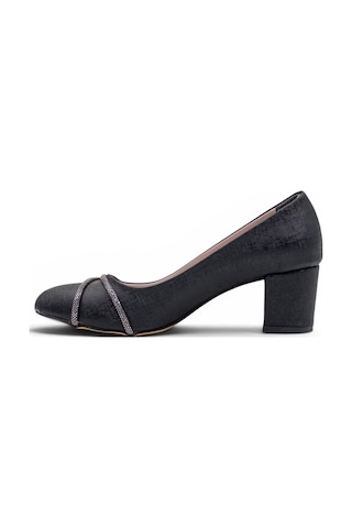 Bilener 0151 Taşlı Kadın Stiletto siyah