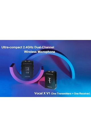 Ckmova Vocal X V2 2.4 Ghz Dahili Mikrofonlu Telsiz Mikrofon Seti