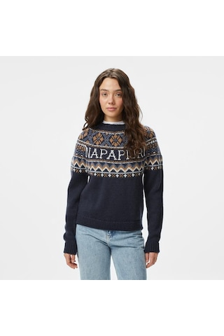 Napapijri D-ubaye W Bayan Sweat Np0a4ı8w1761 Lacivert