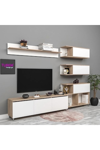 Luxury Tv Ünitesi Mdf Antrasit