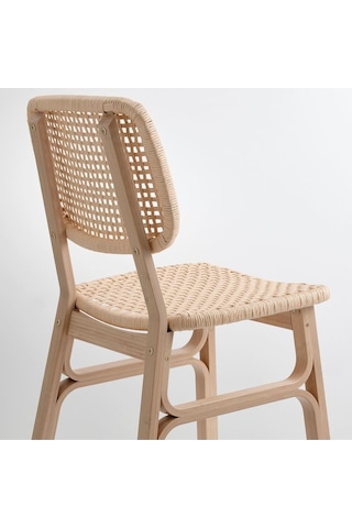 Voxlöv Ahşap Sandalye, Bambu Meridyendukkan El Dokuması Bambu 1adet