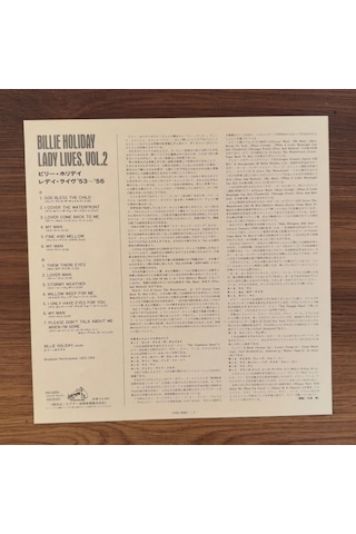 Billie Holiday 1953-56 Radio & Tv Broadcasts Volume 2
