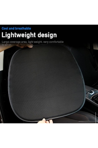Seametal Araba Koltuk Minderi Rahat Yumuşak Buz Ipek Yaz Soğutma Sürücü Koltuk Minderi Araba Aksesuarları 1pc Front Seat Bottom