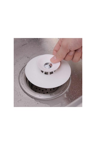Seahome Silikon Lavabo Ve Küvet Tıkacı Süzgeç, 2 Fonksiyonlu Gider Kapatıcı Ufo Süzgeç 1 Adet Kd-00415 Genel