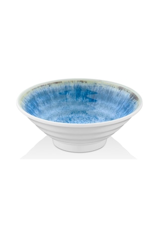 Happy Chef Blue Iris 2'li Salata Kasesi Seti, Ø 24,1 Cm - H.8,8 Cm 1420 Ml, Thermoset Melamin mavi