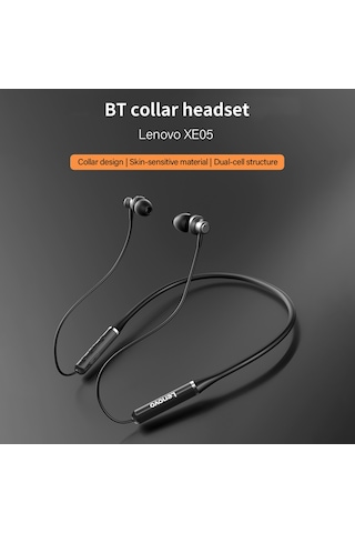 Jeemson Lenovo Xe05 Spor Bluetooth Kulaklık, Bt5.0, Gürültü Azaltma, 8 Saat Çalışma Süresi, Manyetik Tutma, Kırmızı
