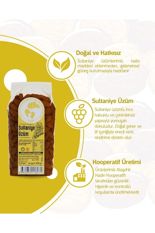 Alaşehir Kadın Kooperatifi Sultaniye Kuru Üzüm 500 G