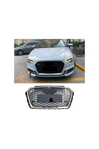 Audi A3 Rs3 2017 Ve Sonrası Uyumlu Yedek Parça Kromlu Panjur