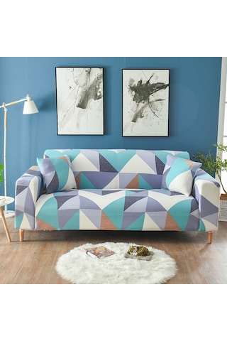 Yifomall Üç Kişilik Koltuk Örtüsü 185-230 Cm, Tam Kapama Lastikli Koltuk Kılıfı, Dayanıklı Malzeme, Ev Dekoru, Pratik Kullanım, Konfor Verici DiğER