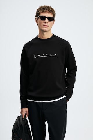 Lufian Cooper Erkek Sweatshirt 112030198 Siyah