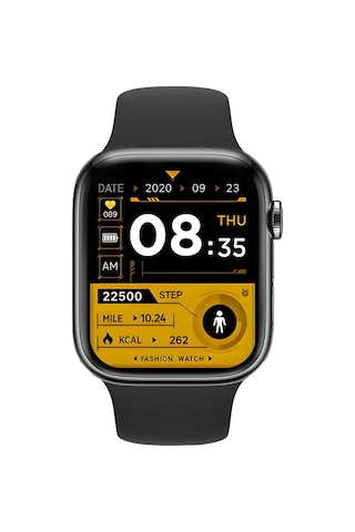 Zmsmart Akıllı Saat Sesli Görüşme Özellikli Parlak Kasa Spor Modlu 45mm Unisex Siyah-siyah Dw67