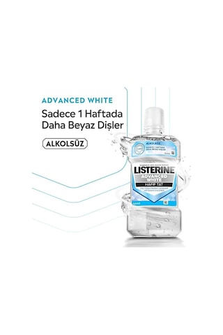 Advanced White Hafif Tat Ağız Bakım Suyu 1000 Ml X2+cam Bardak Hediyeli
