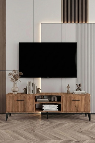 Vera Tv Sehpası Suntalam Kahverengi 160x35 Cm Çok Renkli