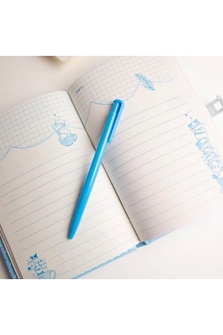 Çocuk Kilitli Resimli Anı Defteri 100 Yaprak İthal Ürün Smile Pembe