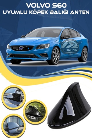 Volvo S60 Uyumlu Oto Balık Sırtı Anten Elektrikli Köpekbalığı Balina Tavan Anten