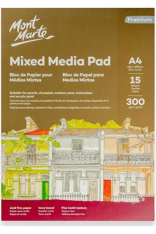 Mm Karışık Media Ped Premium 300gr A4 15 Sayfa