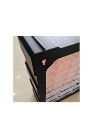 Asrın Plastik Super Bag Mono Blok Çekmeceli Organizer 18'li Büyük Boy, 381x475x157mm Diğer