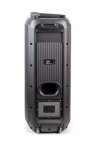 Hepu Hp 940 Taşınabilir Şarjlı Bluetooth Hoparlör 80 W Rms 2 10 İnc Woofer Extra Bass Karaoke Mikrafon