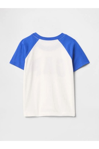 Erkek Bebek Gap Logo T-shirt Kırık Beyaz-5982 Krem