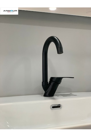 Armour Armatür Lavabo Bataryası Siyah