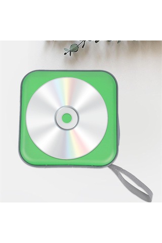 Suntek Cd Kutusu Dvd Saklama Taşıma Çantası Medya Yeşil