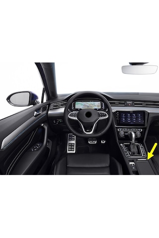 Vw Passat B8.5 20-23 Orta Konsol Bardaklık Sürgülü Perdesi Siyah
