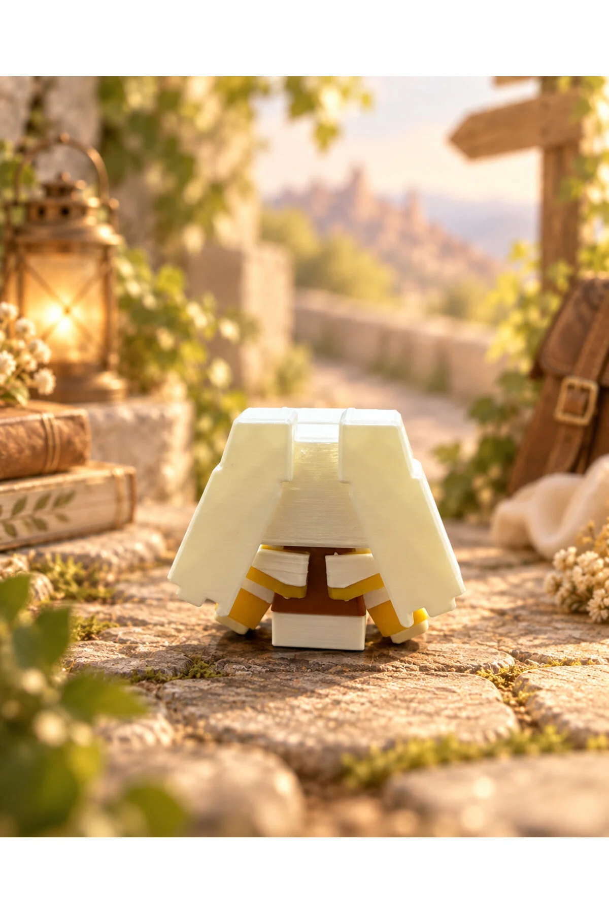 Frieren Beyond Journey S End Frieren Mini Anime Figür Pixel Art 3d Baskı Masaüstü Dekoratif Süs