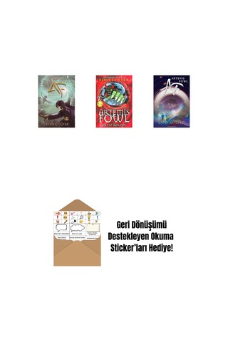 Artemis Fowl 6 - Zaman Paradoksu + Artemis Fowl 5 - Kayıp Koloni + Artemis Fowl 1 + Okuma Sticker'ları
