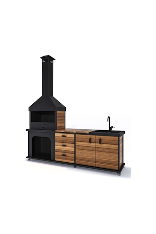 Fırınsız Tezgahlı Barbekü 2.4m Diğer