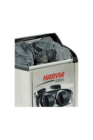 Astral Pool Harvıa Vega Compact Gövdeden Kumandalı Sauna Sobası 3,5 Kw 2-4 M3 7 Kg Taş Kapasitesi -toptancıyızbiz
