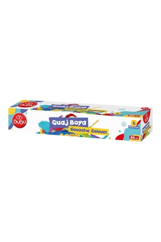 -gua002 Guaj Boya 6 Renk 20 Ml Çok Renkli