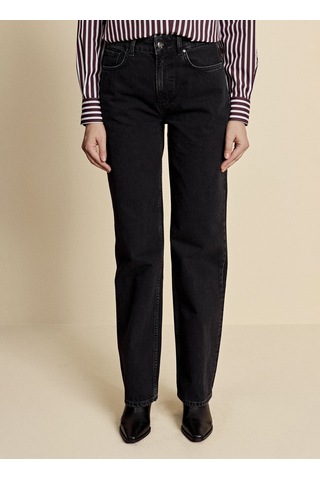 Brooks Brothers Siyah Kadın Denim Pantolon Bbfw26fdp004