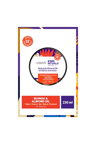 Kind Rituals Kinoa Almond Oil Saç Bakım Maskesi 230 Ml