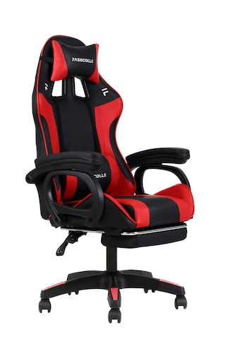 Fashcolle Dynamic Masajlı Oyuncu Koltuğu Kırmızı - Siyah
