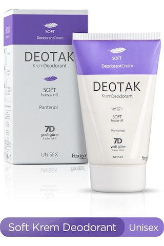 Deotak Soft Hassas Koruma 7 Güne Kadar Etkili Krem Deodorant 35 ML Deotak Soft Hassas Koruma 7 Güne Kadar Etkili Krem Deodorant 35 ML