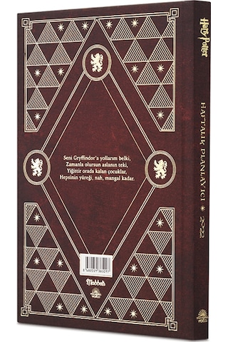 Mabbels Mösyö Taha Harry Potter Haftalık Ajanda Gryffindor Çok Renkli