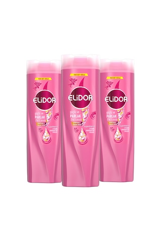 Elidor Superblend 2'si 1 Arada Güçlü ve Parlak Şampuan ve Saç Kremi 3 x 400 ML