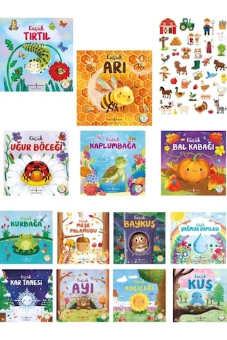 Yeniler İle Tüm Doğanın Eşsiz Hikayeleri 13 Kitap Dev Set İş Kültür - A4 Sticker Hediyeli
